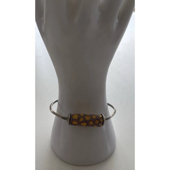 Old Venetian Navajo 925 Sterling Silver Stamped Women’s Cuff Bracelet Sz 6.5 - Picture 10 of 15